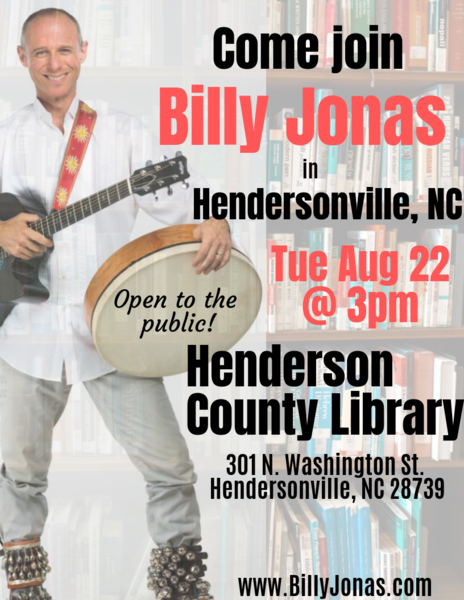Billy Jonas Show at Henderson County Library